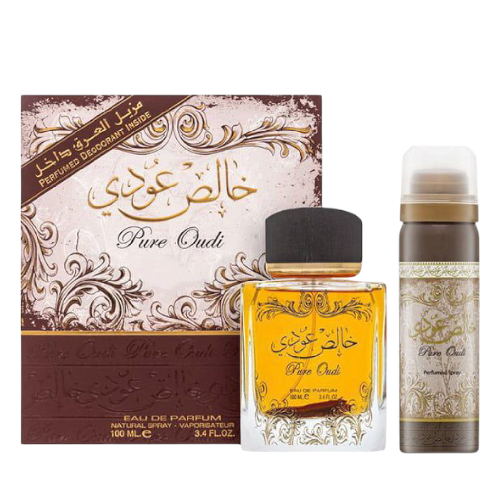 Lattafa Pure Oudi – unisex set 100 ml + deodorant 50 ml LATTAFA PURE OUDI