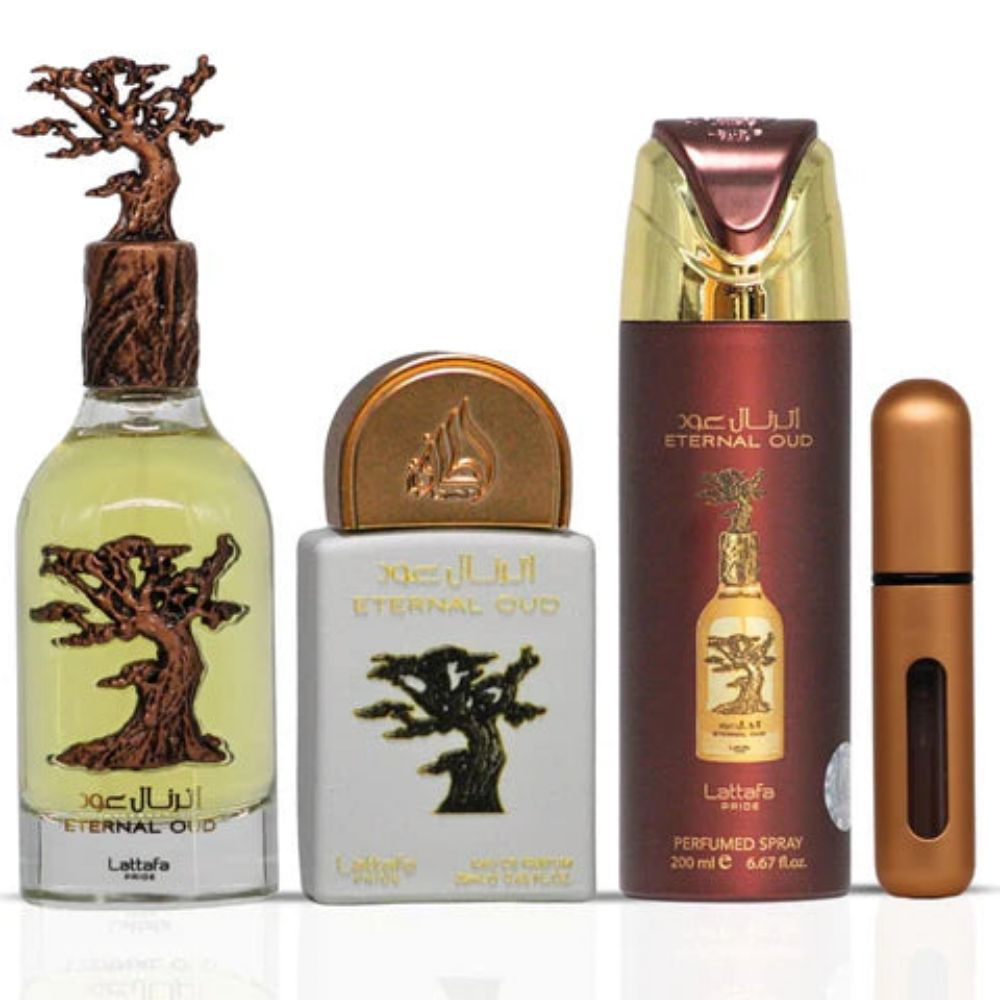Set Cadou Lattafa Eternal Oud – unisex 4 piese Lattafa Eternal Oud
