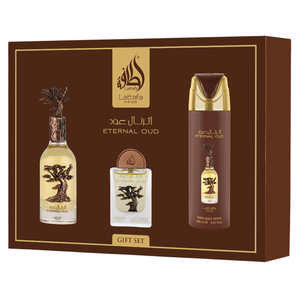 Set Cadou Lattafa Eternal Oud – unisex 4 piese Lattafa Eternal Oud